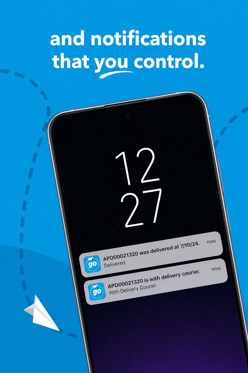 Notifications that you control